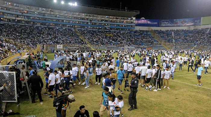 12 dead in soccer stadium crush in El Salvador
