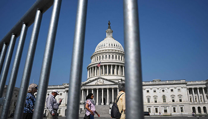 The US Capitol is seen in Washington, DC, on May 22, 2023. US President Joe Biden will meet with Republican House Speaker Kevin McCarthy on Monday for another round of talks on raising the US debt ceiling less than two weeks before a key deadline to avoid a disastrous default, officials said. —AFP