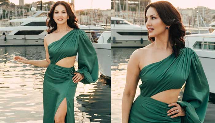 Sunny Leone showcases her ethereal beauty at Cannes 2023