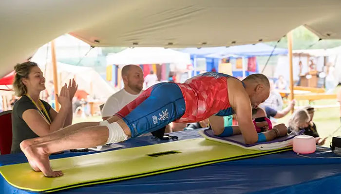 WATCH Man Sets New World Record For Longest Time In Plank Position