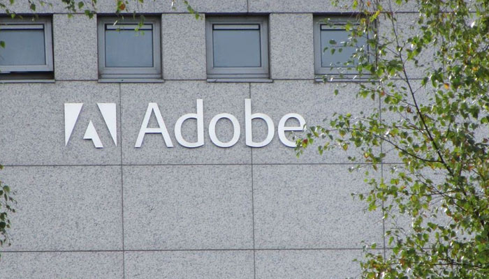 A logo of Adobe is pictured at the companys office in Citywest Business Campus, Saggart, Ireland. — Reuters/File