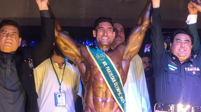 Yasin Khan wins Mr Pakistan Olympic 2023 title