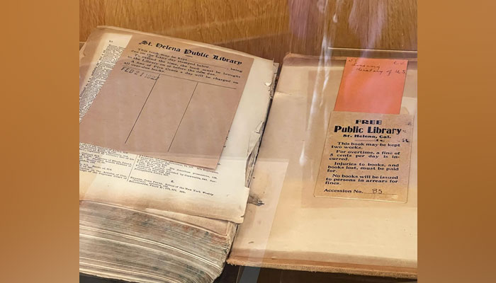 California man returns ebook to public library after practically 100 years 2 The old book recently returned by a man almost a hundred years can be seen in this picture uploaded on May 19, 2023. — Instagram/sthelenapubliclibrary
