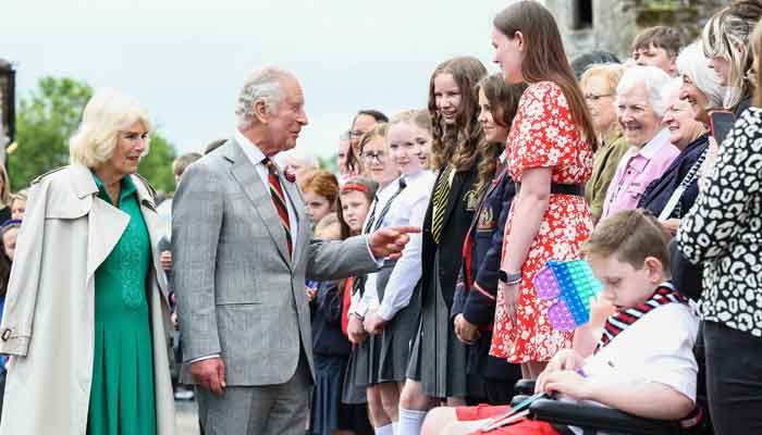 King Charles III mingles with crowd, tastes some local produce in Northern Ireland