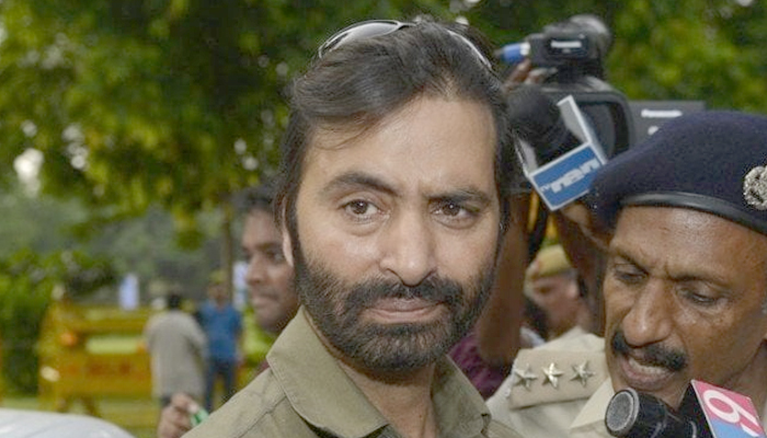 Jammu and Kashmir Liberation Front chief Yasin Malik. — AFP/File