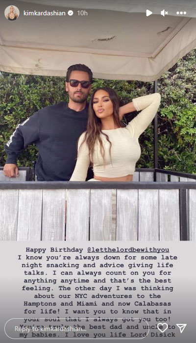 Kim Kardashian, Kris Jenner mengirim cinta ke Scott Disick pada ulang tahun ke-40