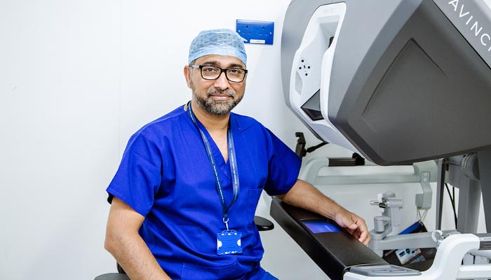 Pakistani surgeon Dr Amer Raza. — Photo by author