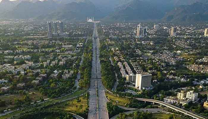 An aerial view of Islamabad is seen in this undated image. — Twitter/@Islamabadies/File