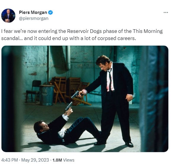 Piers Morgan addresses This Morning scandal: ‘end up with corpse careers’