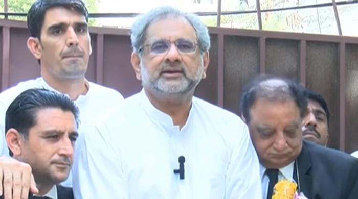 Khaqan Abbasi says no political party can be disbanded