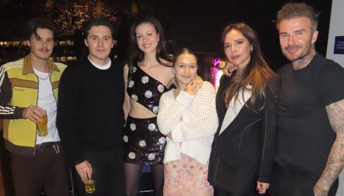 Brooklyn Beckham, Nicola Peltz reunite with Victoria, David at Elton John concert