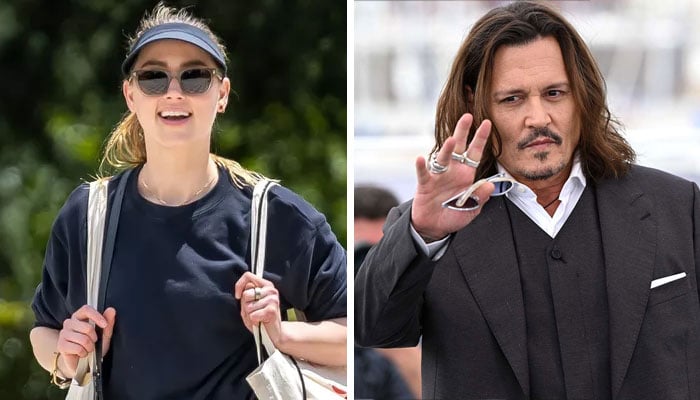 Amber Heard happily goes book shopping while Johnny Depp recover from ‘painful’injury