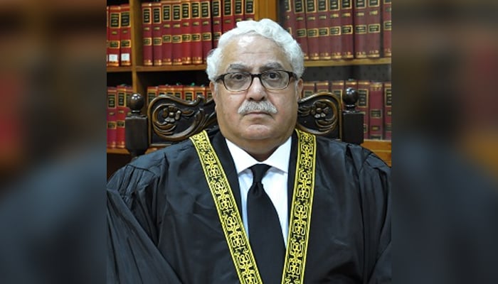 Supreme Court Justice Sayyed Mazahar Ali Akbar Naqvi. — SC website