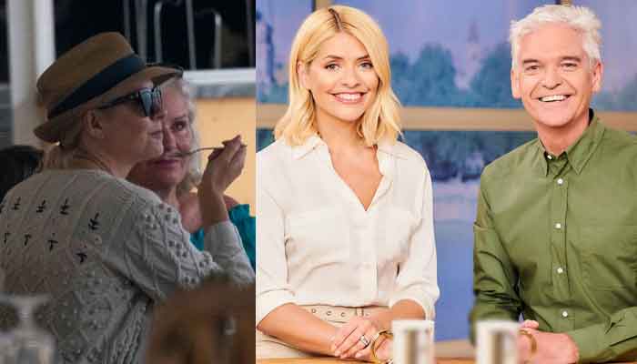 Holly Willoughby casts glum figure in her first appearance since Phillip Schofield controversy