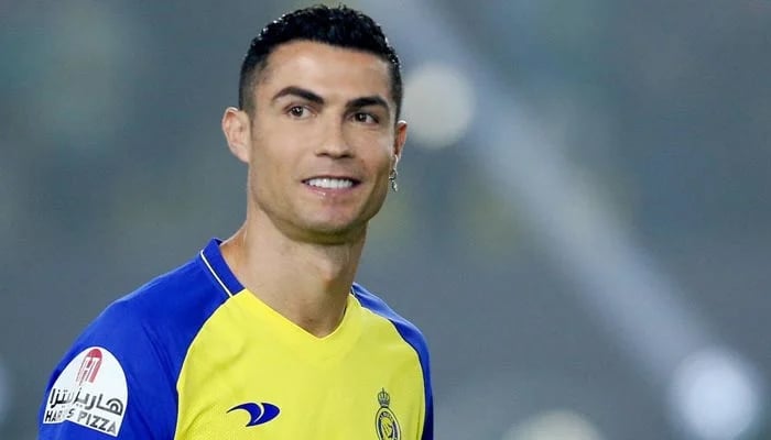Cristiano Ronaldo smiles at Mrsool Park, Riyadh, Saudi Arabia on January 3, 2023. — Reuters