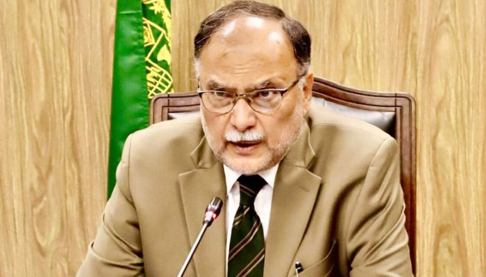 Minister for Planning, Development and Special Initiatives Ahsan Iqbal. — APP/File