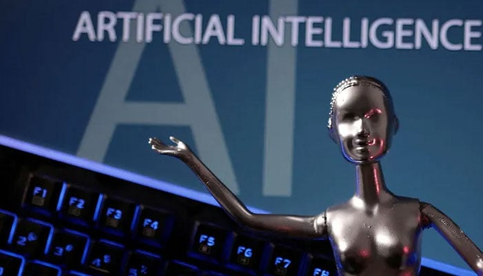 This pcture shows an artificial intelligence illustration May 4, 2023. — Reuters