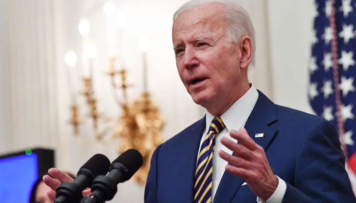 President Joe Biden speaks about the COVID-19 response on January 22, 2021. AFP/File