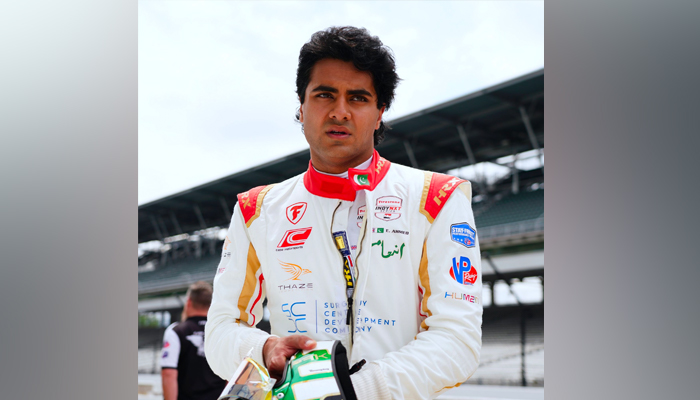 British-Pakistani sports racer Enaam Ahmed. — Photo by author