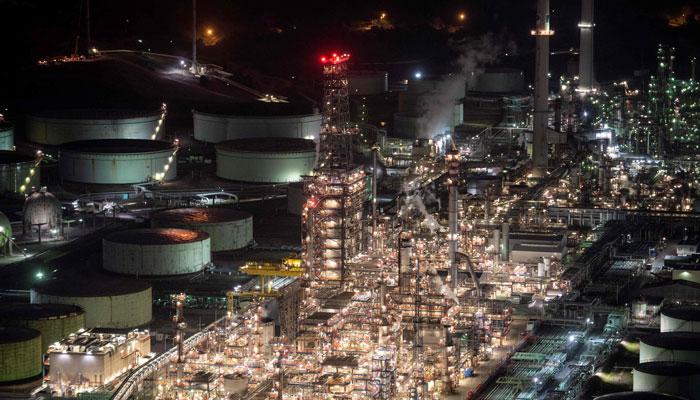 This photograph shows a general view of the Petronor oil refinery in the Spanish Basque city of Muskiz. — AFP/File