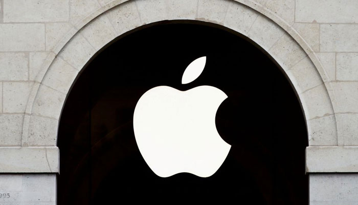 The Apple logo is seen on the Apple store at The Marche Saint Germain in Paris, France. — Reuters/File