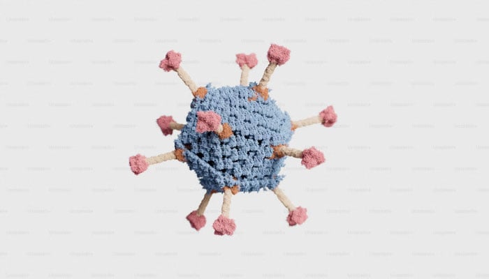 A representational image of a virus cell. — Unsplash/File