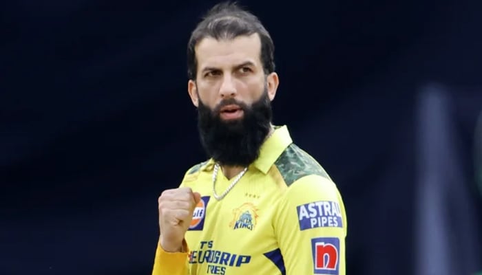 Moeen Ali during an Indian Premier League (IPL) match on Mar 3, 2023. — BCCI