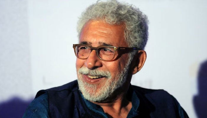 Naseeruddin Shah attends book launch of The Village of Pointless Conversation in 2016. — AFP