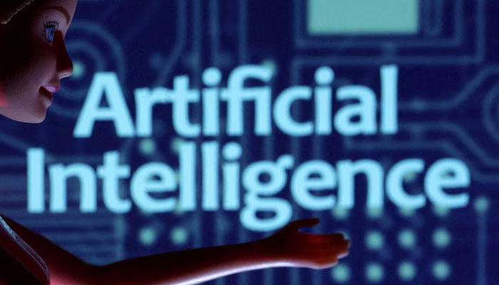 Artificial Intelligence words are seen in this illustration taken March 31, 2023.-Reuters