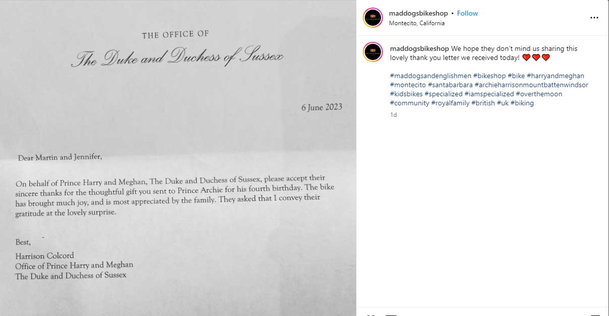 Prince Harry and Meghan Markle open office in California