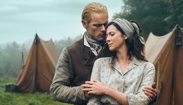 Caitriona says Sam Heughan opts for long voice notes instead of calling her