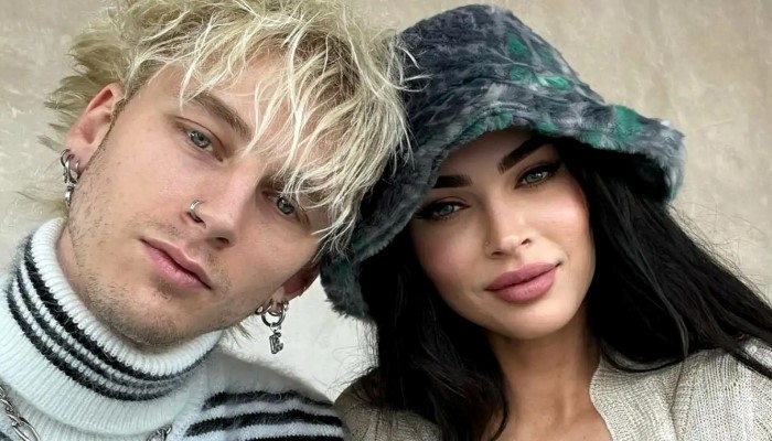 Megan Fox, playing the supportive role in her relationship with Machine Gun Kelly, turned up at a recent show