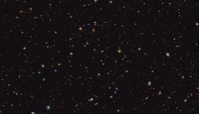 This infrared image from James Webb Space Telescope (JWST) was taken for the JWST Advanced Deep Extragalactic Survey, (JADES) and shows a portion of an area of the sky known as GOODS-South, which has been well studied by the Hubble Space Telescope. — Nasa/File