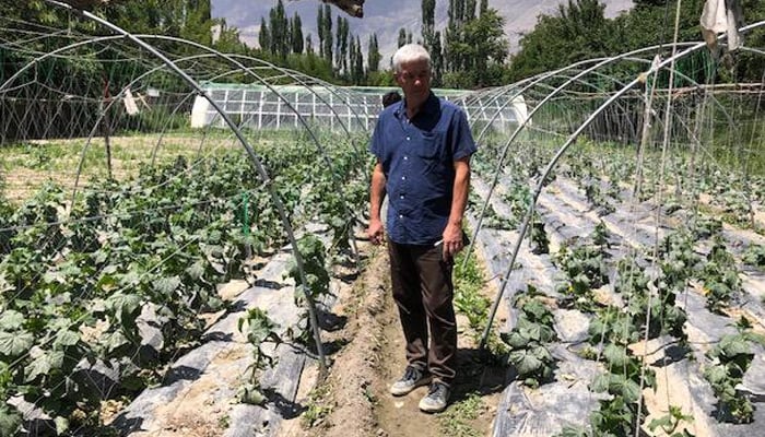 Fredrico Silva, the Portuguese ambassador to Pakistan, during his visit to GB. — Provided