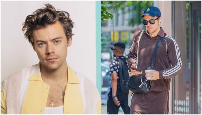 Harry Styles ditches the flamboyant look for stroll in London