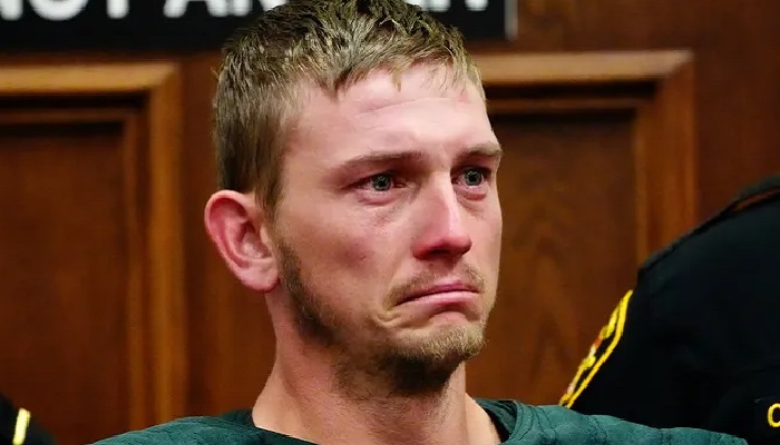 Chad Doerman gestures during the hearing of his case.— Courtesy: The Enquirer