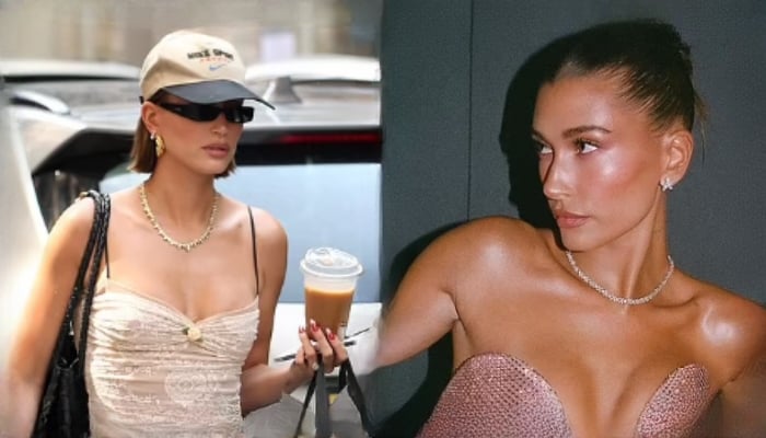 Hailey Bieber makes stylish appearance in NYC after celebrating skincare  brand