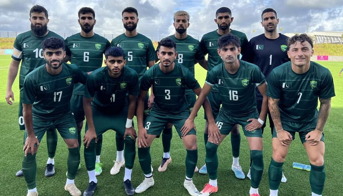 Pakistan football team. — PFF