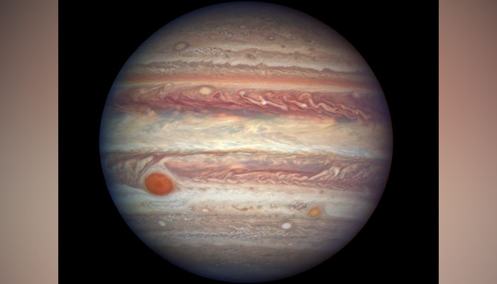 This dazzling Hubble Space Telescope photo of Jupiter was taken when it was comparatively close to Earth, at a distance of 415 million miles. — Nasa/File