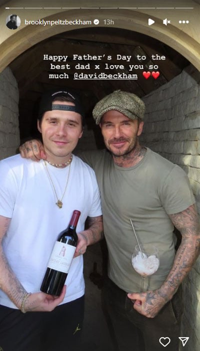 David Beckhams sons Brooklyn, Romeo, Cruz give shout out to dad on Fathers Day
