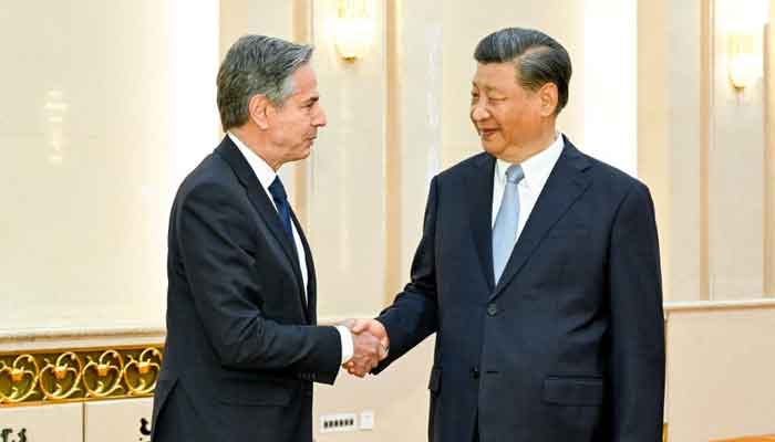 Chinese President Xi Jinping meets with visiting US Secretary of State Antony Blinken in Beijing, June 19, 2023. —Xinhua