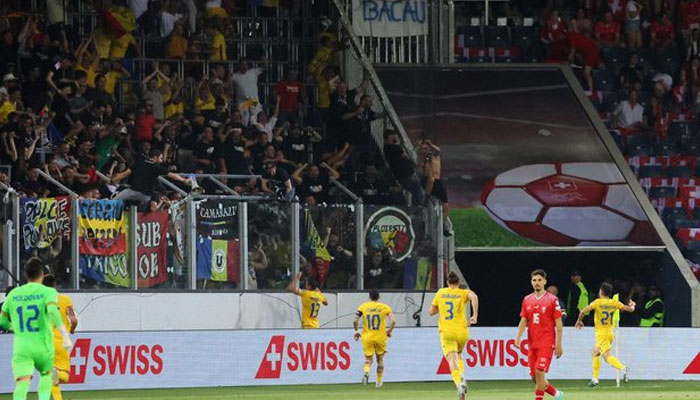 Switzerland frustrated by Valentin Mihailas late strikes in Euro 2024 qualifier. Twitter
