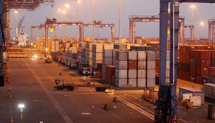 A general view of a container terminal is seen at Mundra Port, one of the ports handled by Indias Adani Ports and Special Economic Zone Ltd, in the western Indian state of Gujarat April 1, 2014. — Reuters