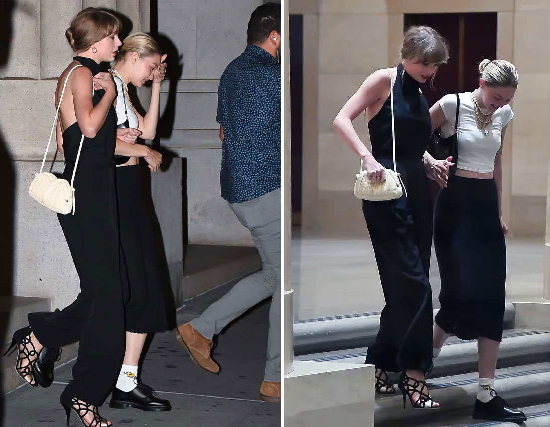 Taylor Swift catches up with pal Gigi Hadid during break from Eras Tour