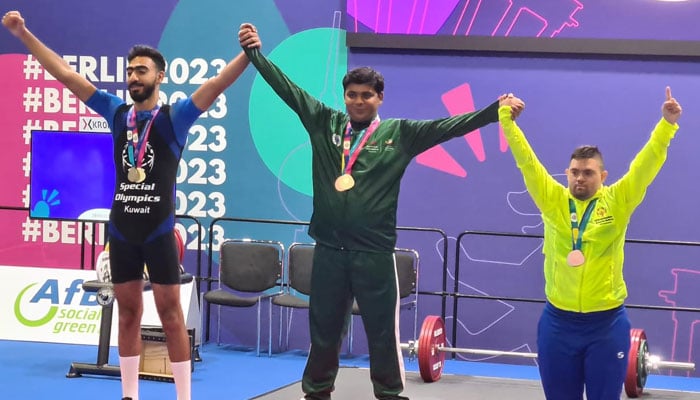 Saifullah Solangi made the country proud as he won four medals on Tuesday. — Author