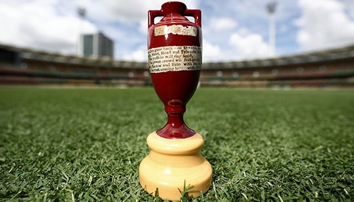 The Ashes urn — AFP