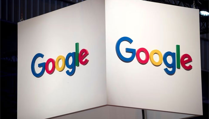 The logo of Google is pictured during the Viva Tech start-up and technology summit in Paris, France. — Reuters/File