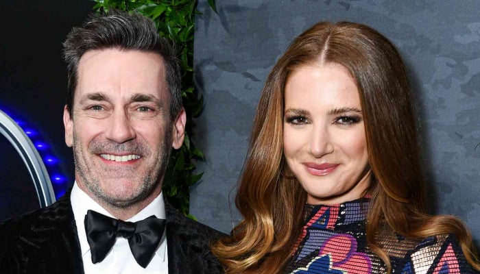 Jon Hamm shares insight into his relationship with fiancée Anna Osceola