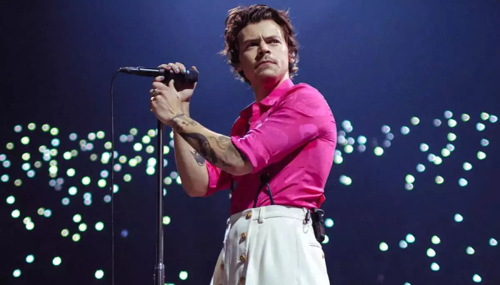 Harry Styles halts Cardiff show for pregnant woman as she goes to the toilet, also helps name her baby