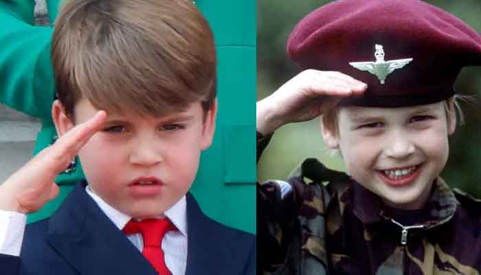 Prince Louis looks more sensible than his father William was as child